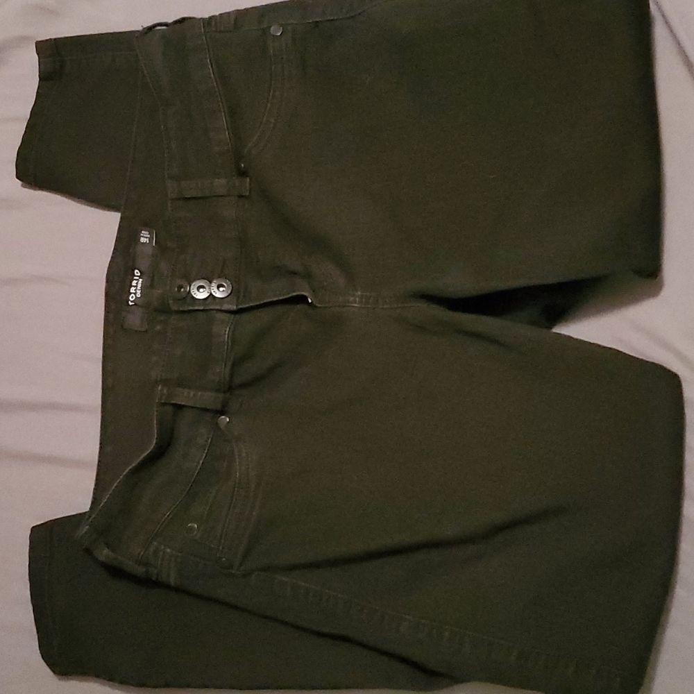 Torrid size 14 black jegging style jeans